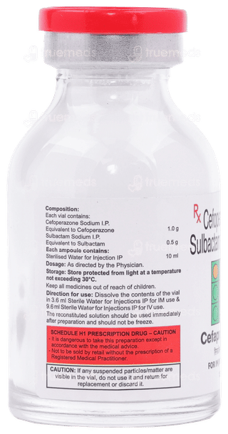 Cefaprex S 1.5 Gm Injection 20 Ml